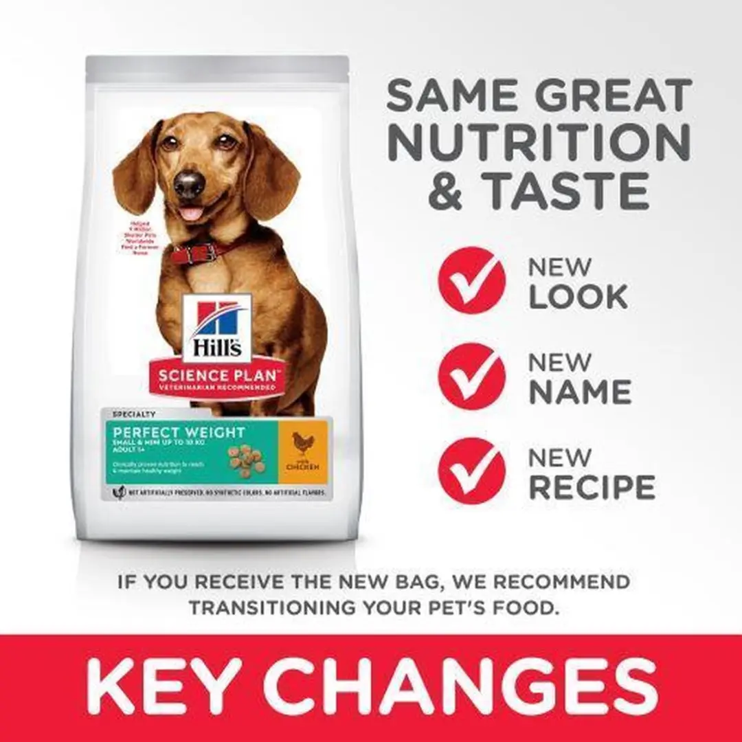 Hill's Canine Adult Perfect Weight Small & Mini Kip 6kg - afbeelding 6 van 6