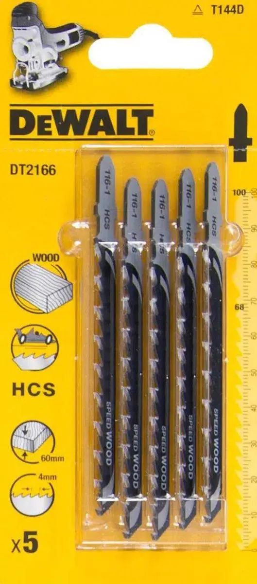 DeWalt DT2166-QZ Decoupeerzaagblad Hout/Kunststof