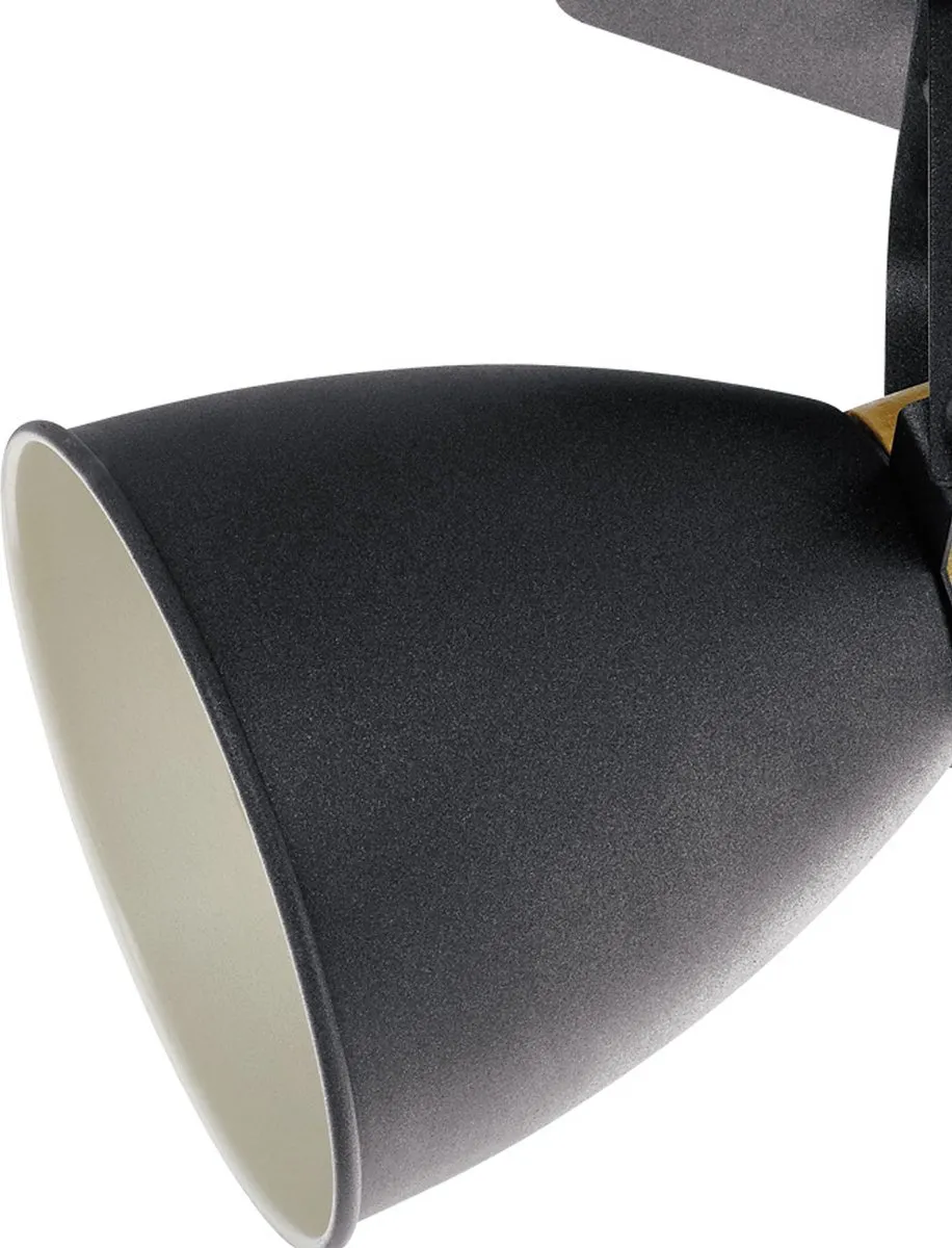 Eglo Coswarth Spot - 2x E27 48cm - Grijs/Crème - afbeelding 6 van 6