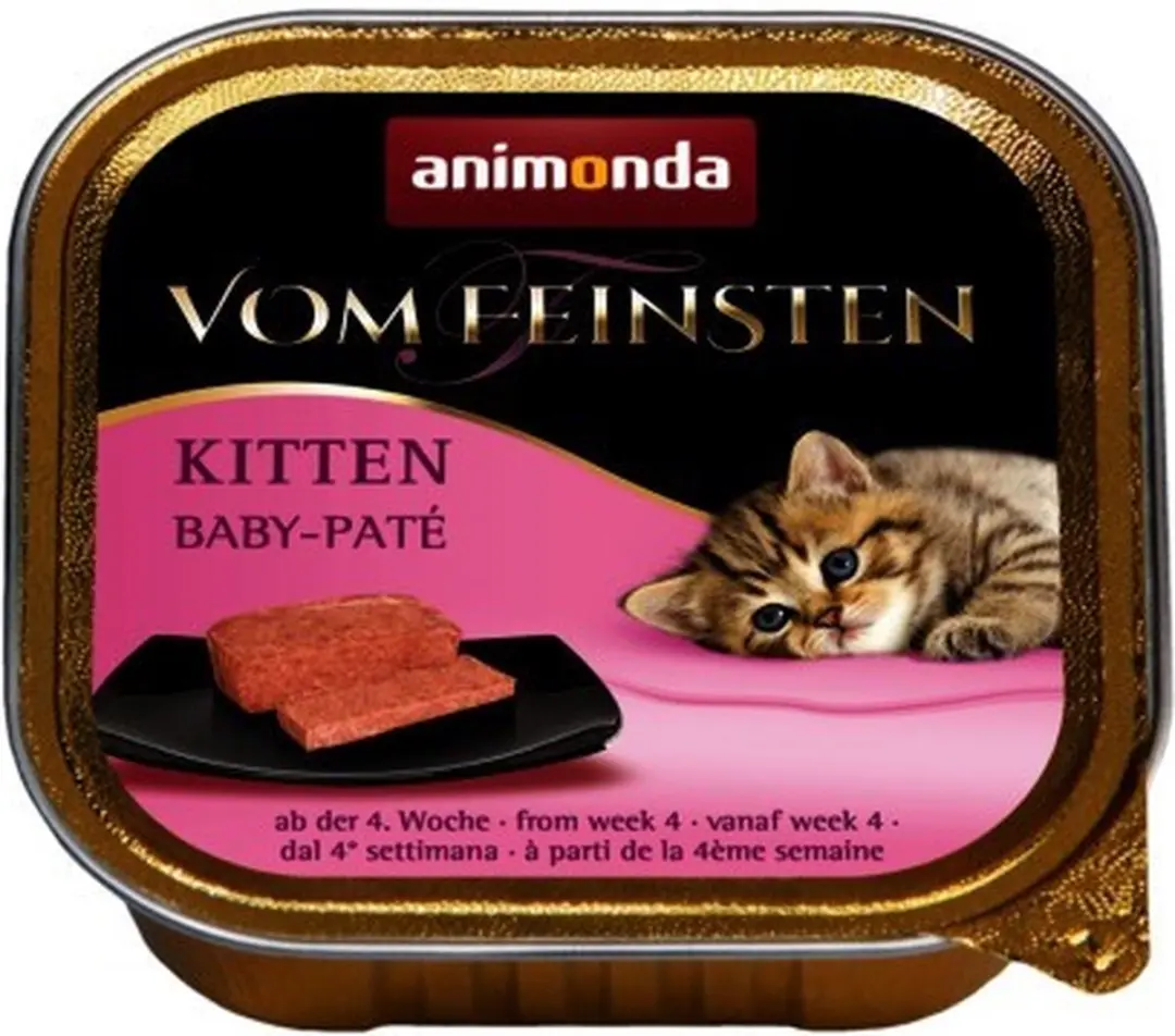 Animonda Vom Feinsten Kitten Natvoer Baby Paté 100g