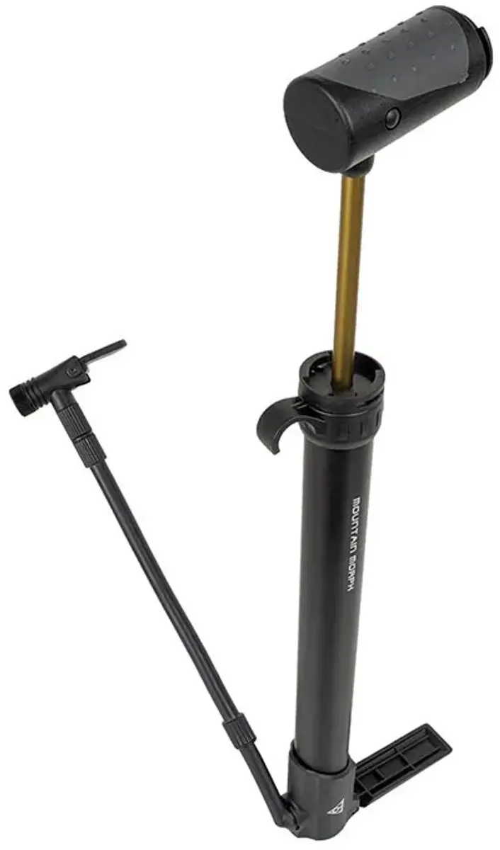 Topeak Mountain Morph Mini Fietsbandpomp - 160 PSI - Zilver