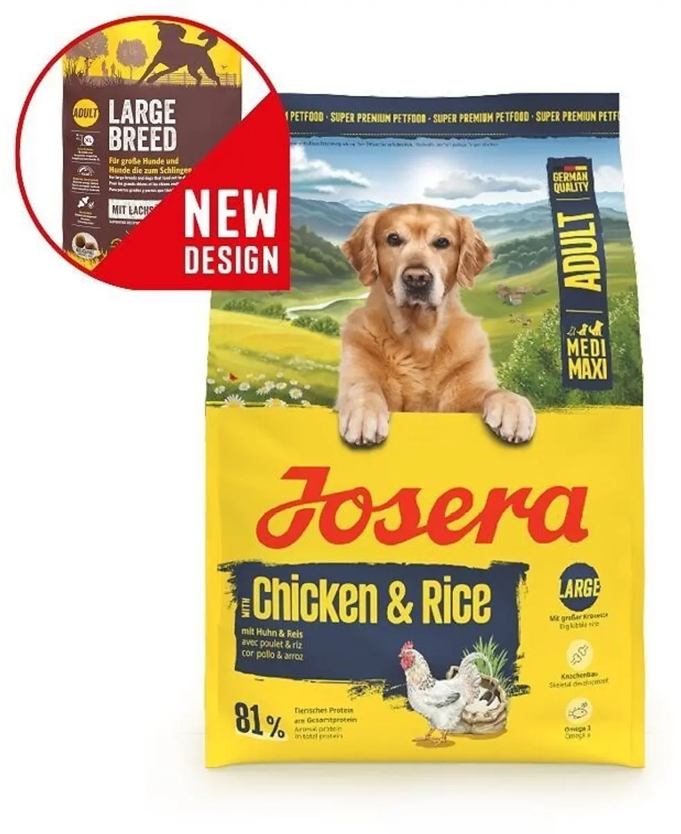 Josera Serie Hondenvoer Kip & Rijst 12,5kg - Grote Rassen