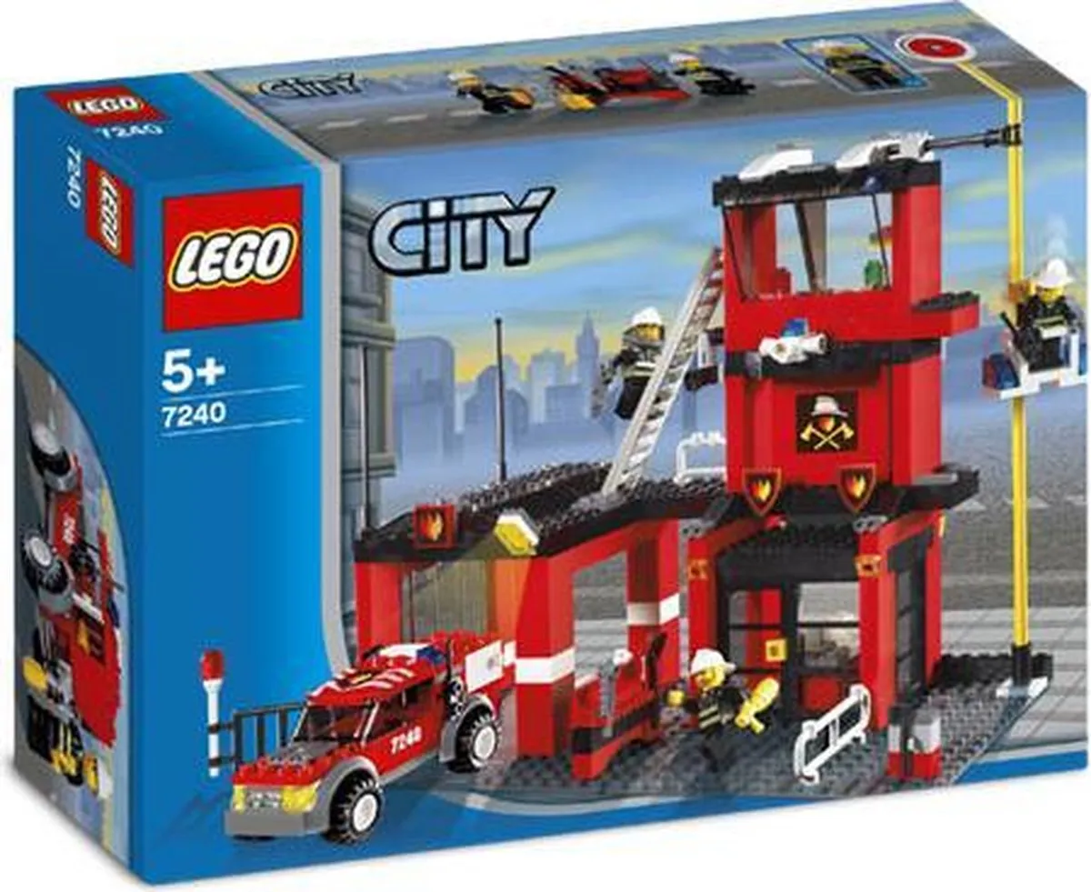 LEGO Fire Station 7240 - 248 Stukken - 3 Minifiguren