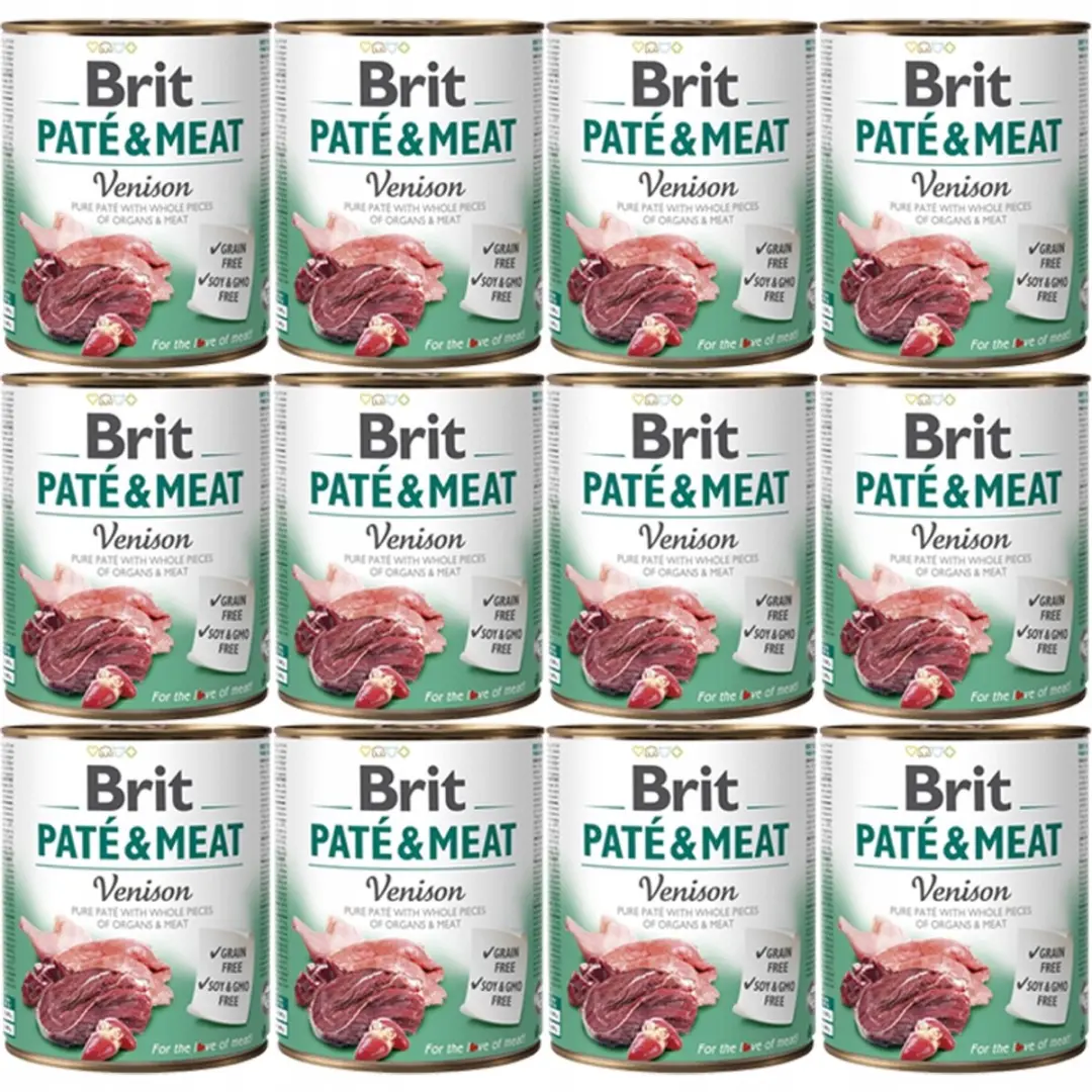 Brit Paté & Meat Hondenvoer Hertenvlees