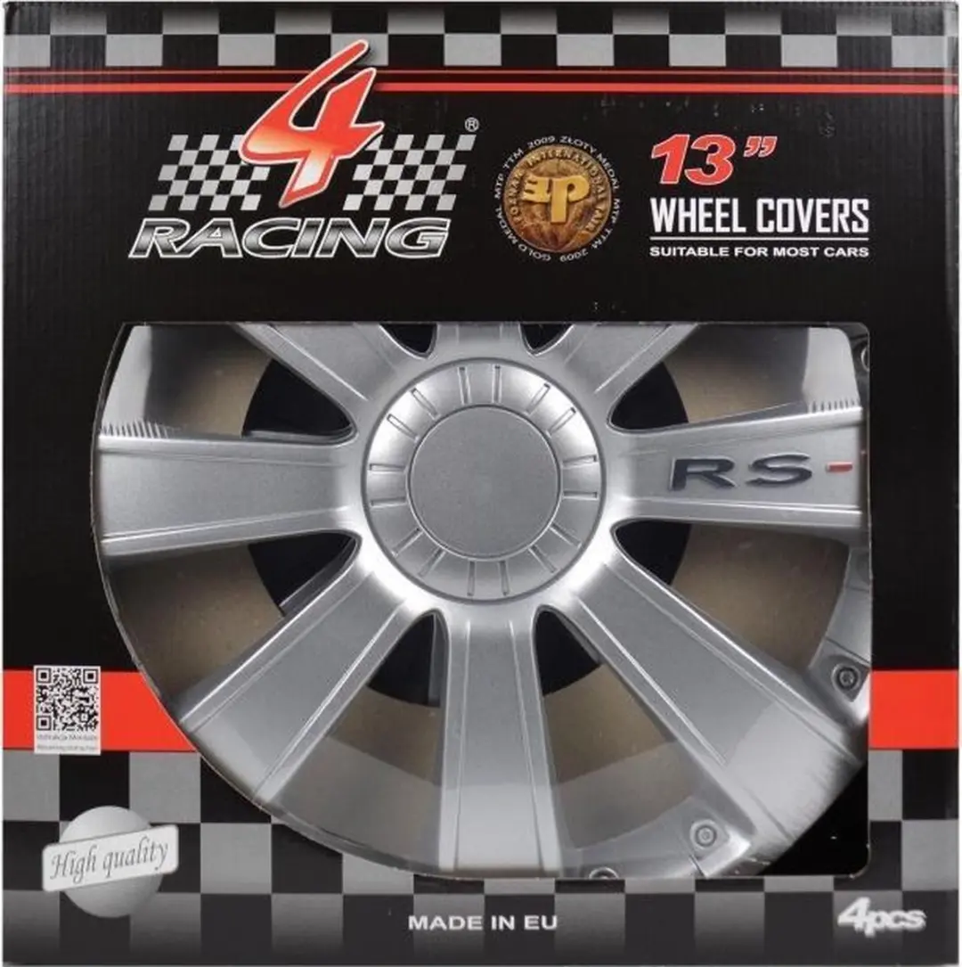 Carpoint Wieldoppen RS-T 16 Inch ABS - 4 Stuks