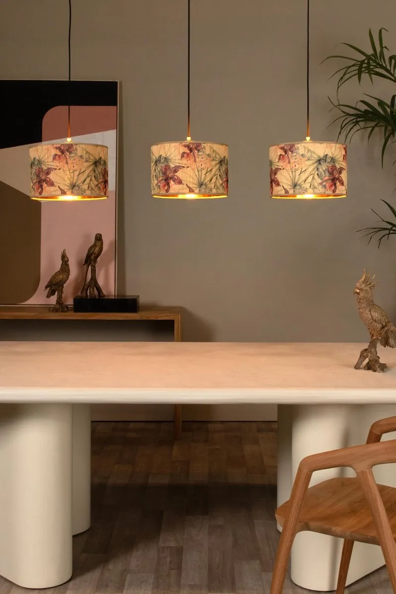 Lucide TANSELLE Hanglamp 3xE27 - Multicolor