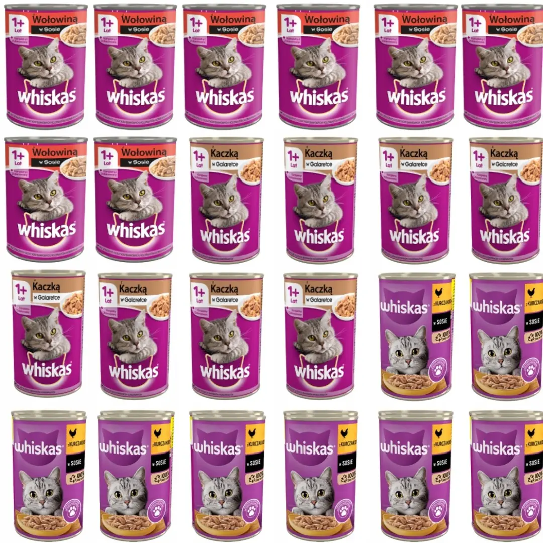 Whiskas Serie Natvoer 24x400g