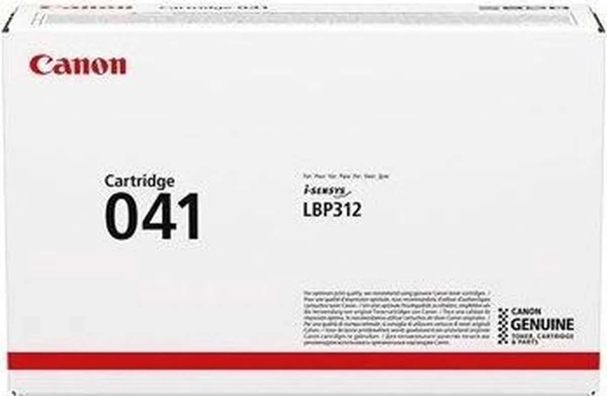 Canon LBP 041 H Tonercartridge 10000 Pagina's - Zwart