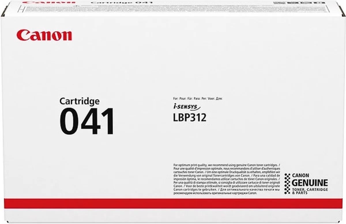 Canon LBP 041 H Tonercartridge 10000 Pagina's - Zwart