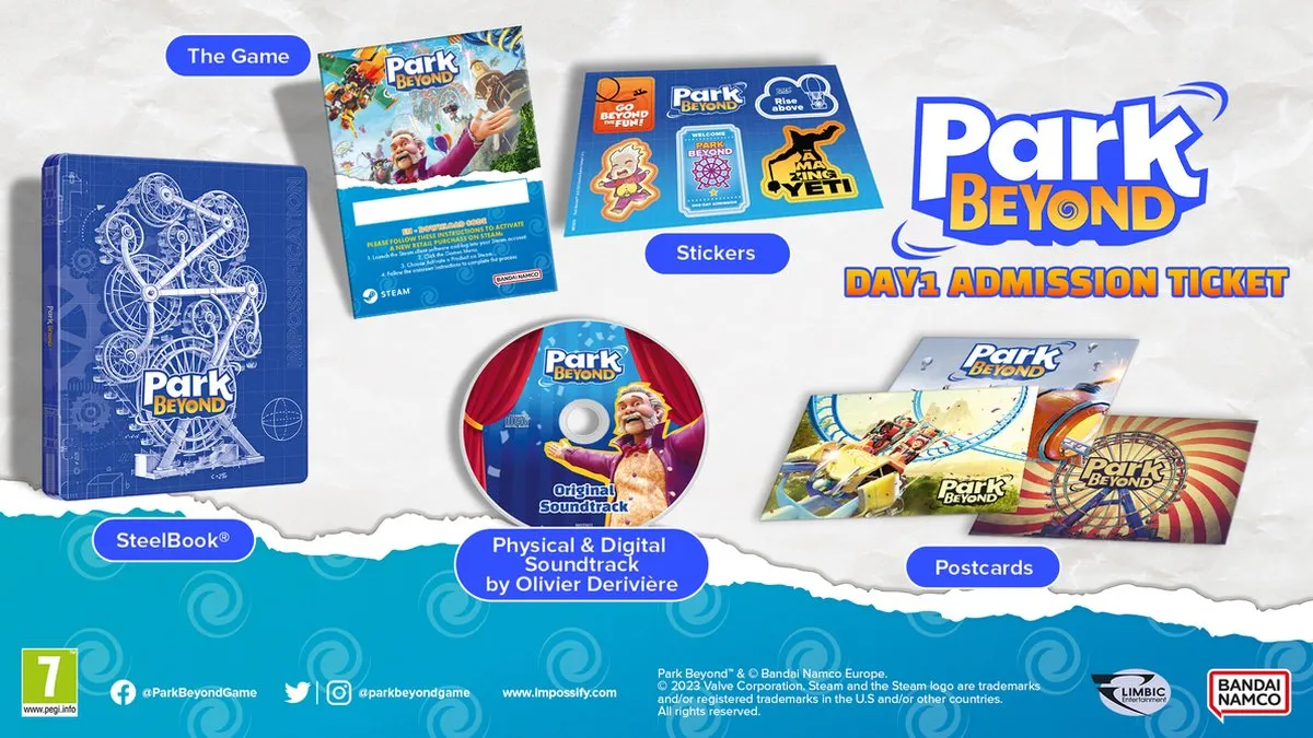 Park Beyond - Deluxe day 1 admission ticket - PC Code in a box