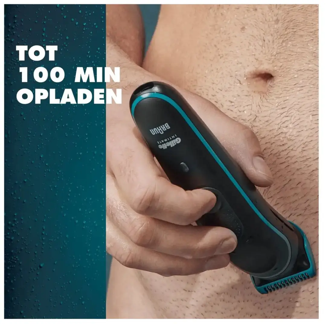 Gillette Intimate Trimmer - Intiem - Zwart/Blauw