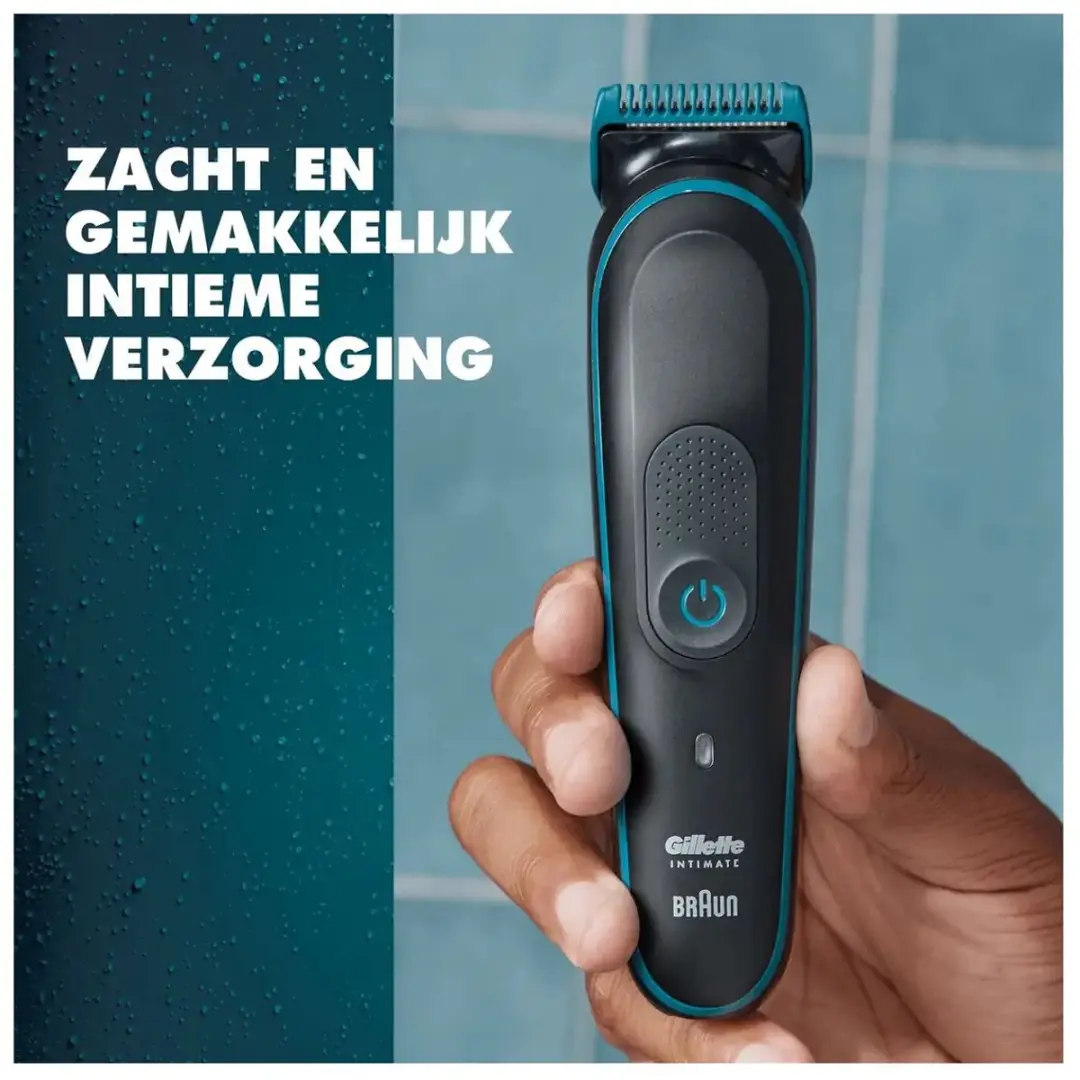 Gillette Intimate Trimmer - Intiem - Zwart/Blauw