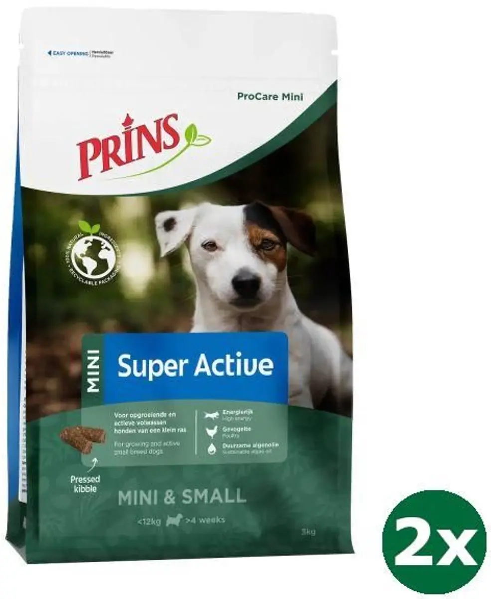 Prins ProCare Mini Super Hondenvoer 2x3kg