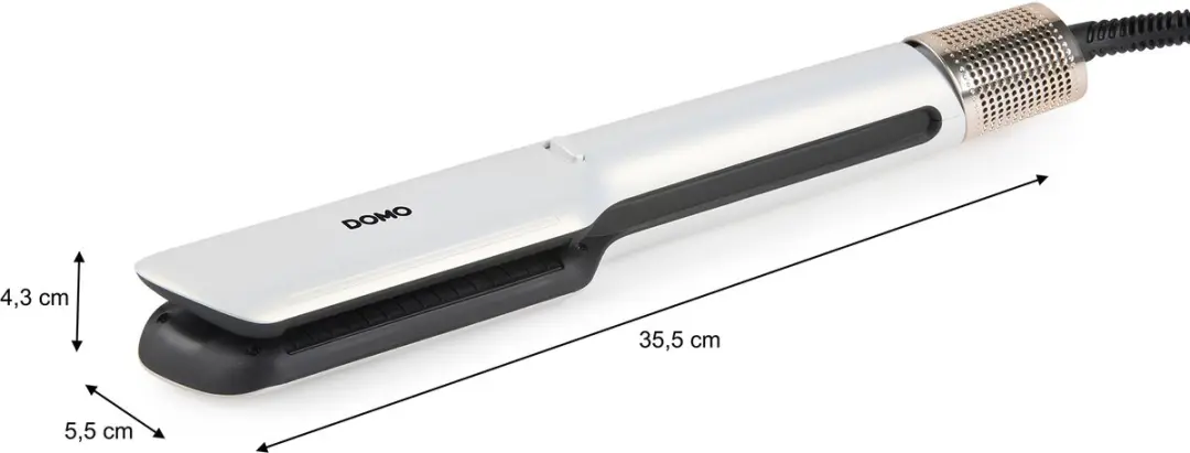 Domo DO1186HS 2-in-1 Haarstijltang - Wit