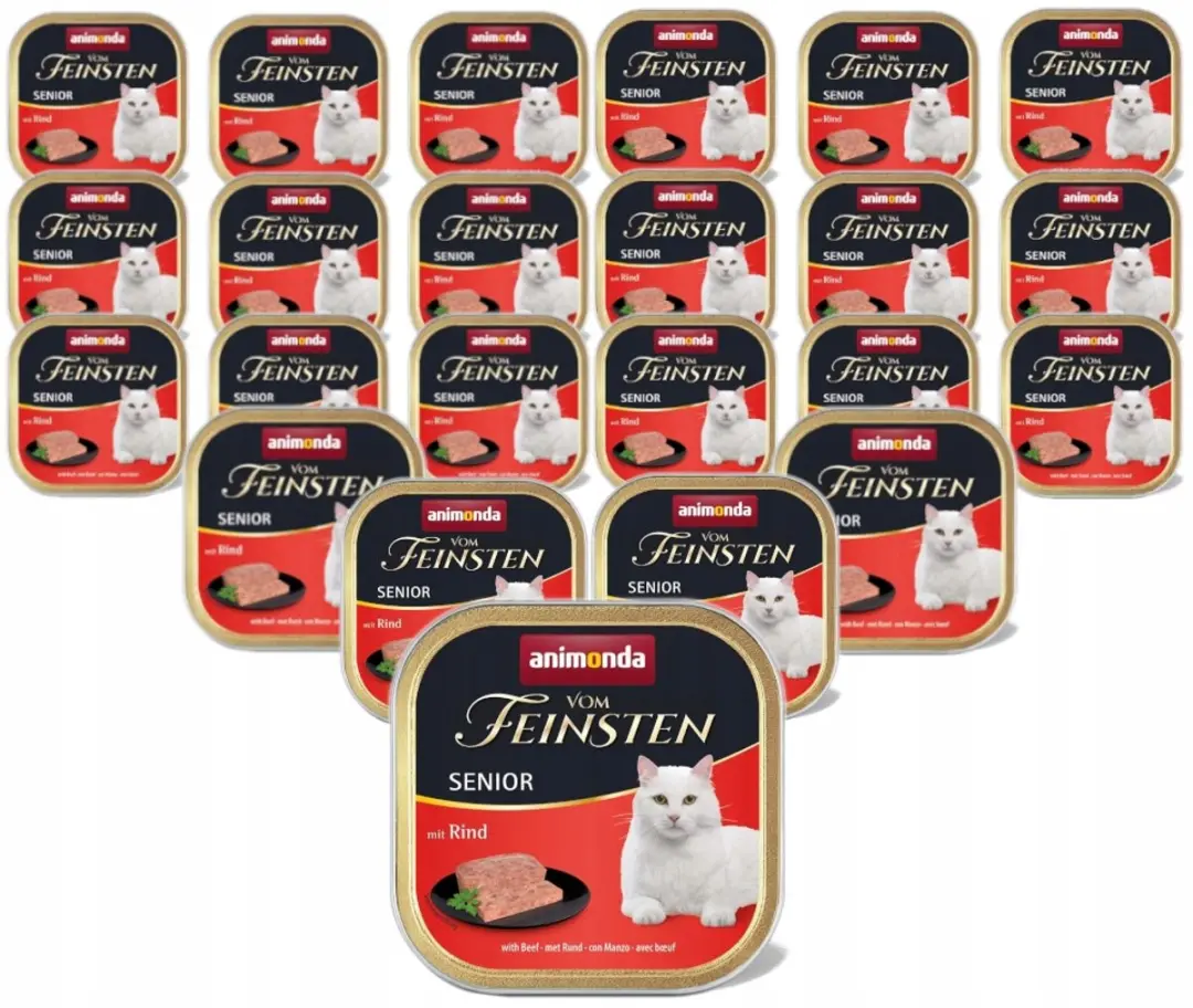 Animonda Vom Feinsten Natvoer Senior Rundvlees 25x100g - afbeelding 2 van 2
