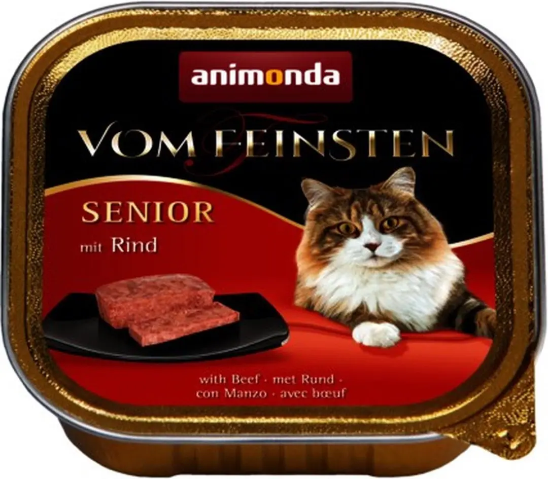 Animonda Vom Feinsten Natvoer Senior Rundvlees 25x100g
