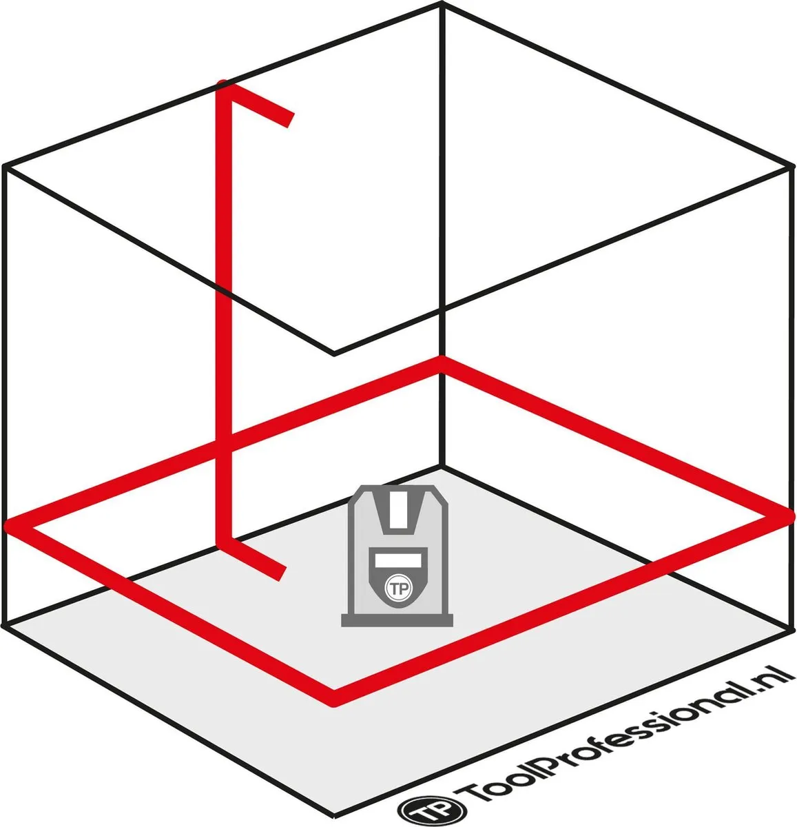 Stanley Kruislaser SLL360 STHT77504-1 - Rood