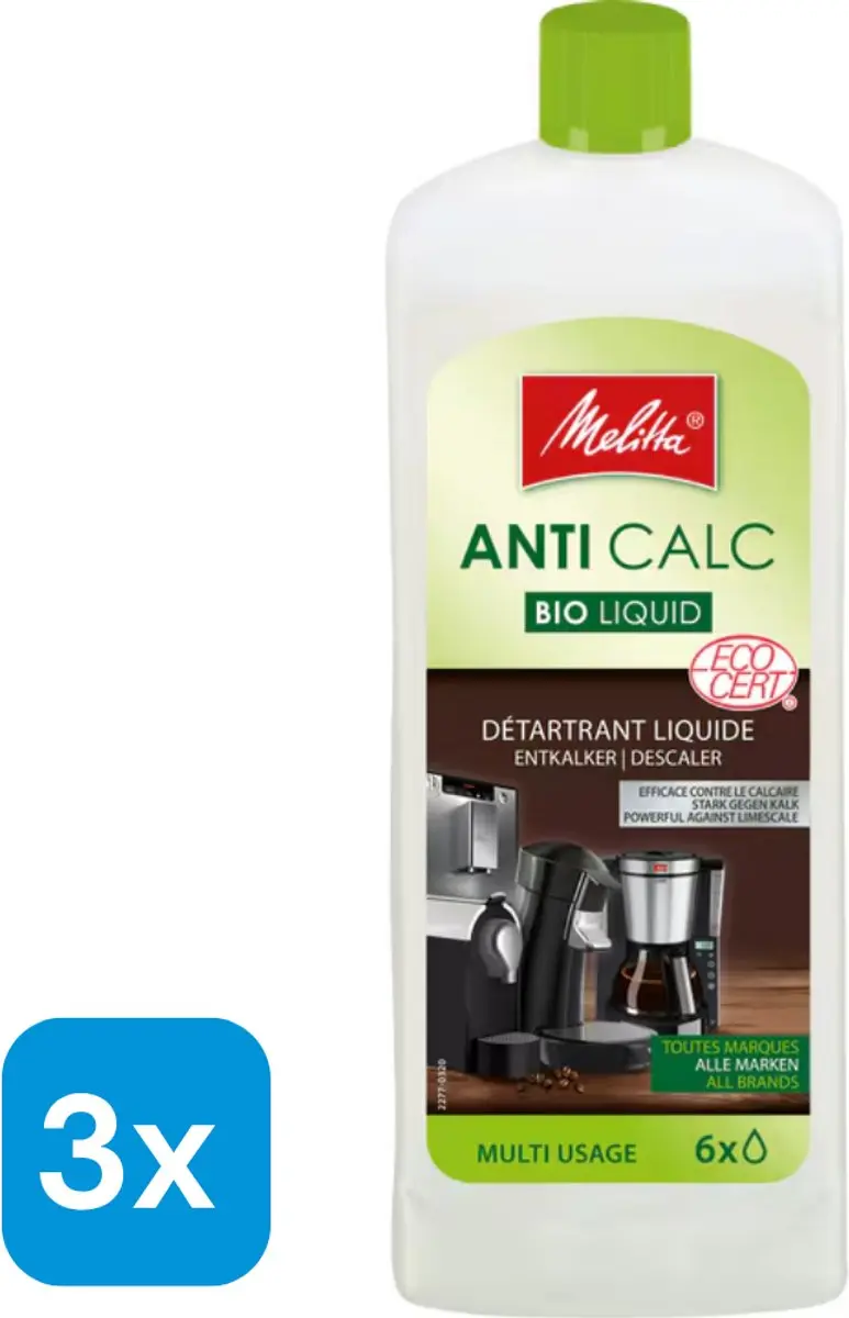 Melitta Anti-Calc Bio Liquid Descaler 750ml