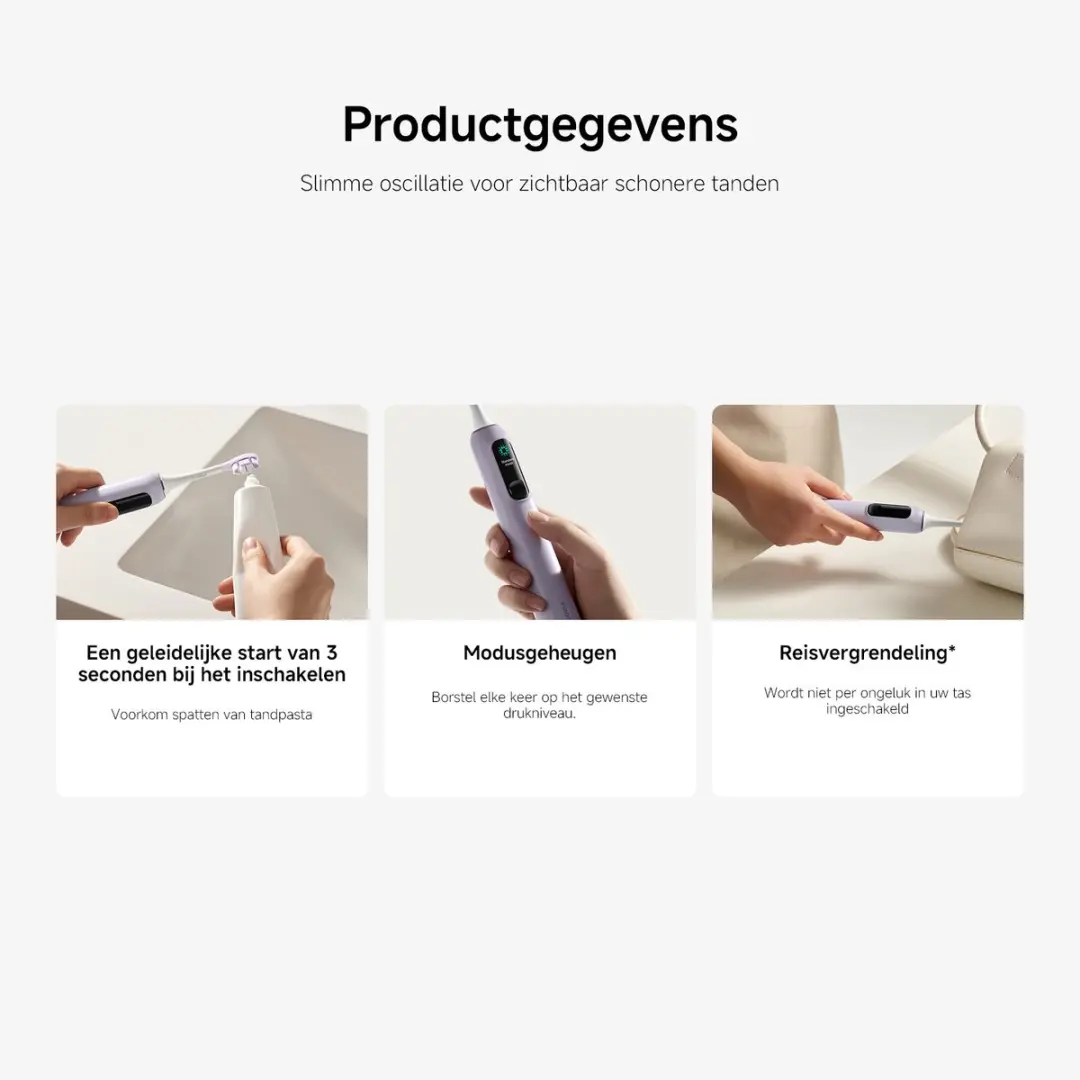 Xiaomi Oscillation Electric Toothbrush Pro BHR07ZYEU - Wit