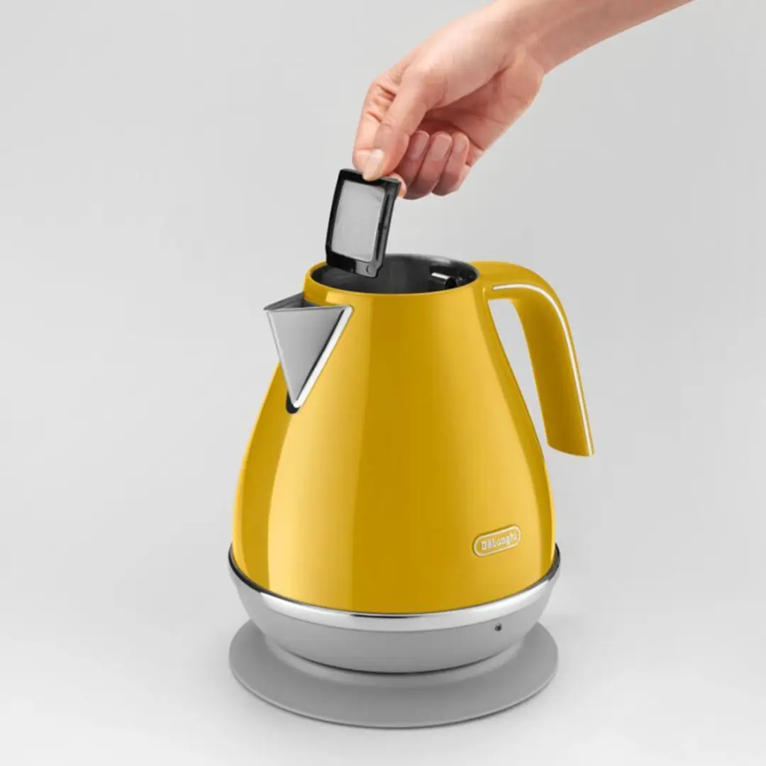 De'Longhi Icona Capitals KBOC 2001.Y Waterkoker 1,7L - 2000W - Geel