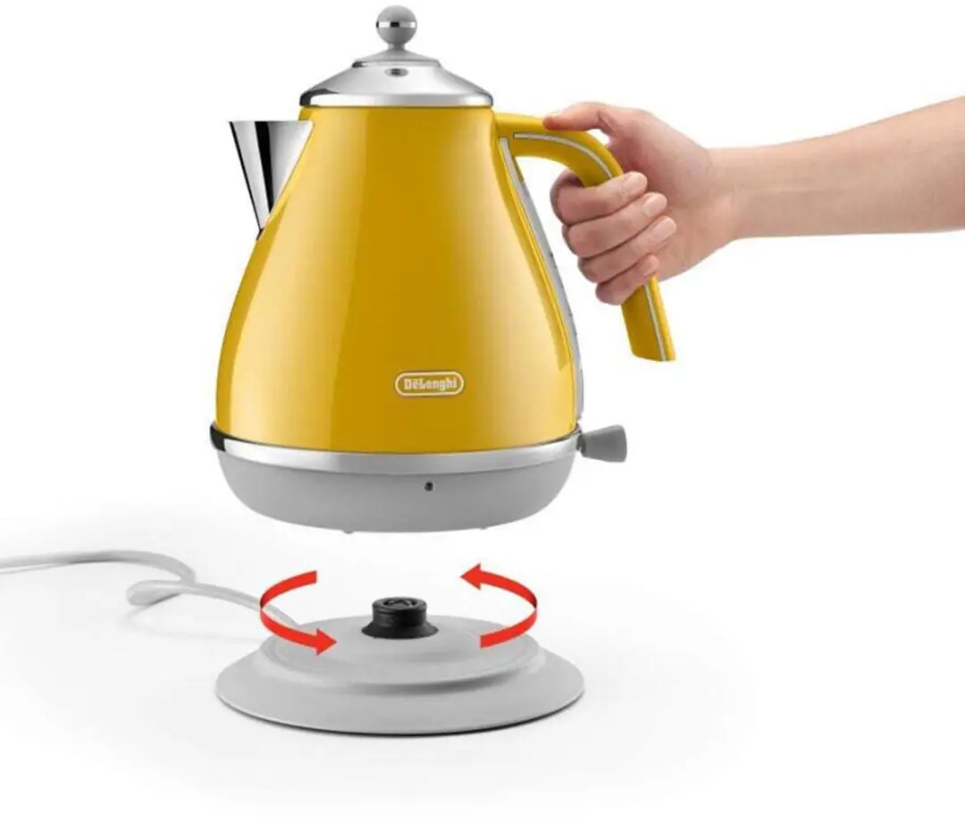 De'Longhi Icona Capitals KBOC 2001.Y Waterkoker 1,7L - 2000W - Geel