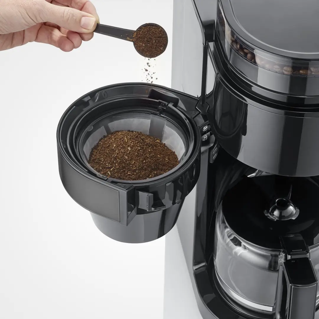 Severin KA 4830 Koffiezetapparaat met molen - 1,25L - Zwart