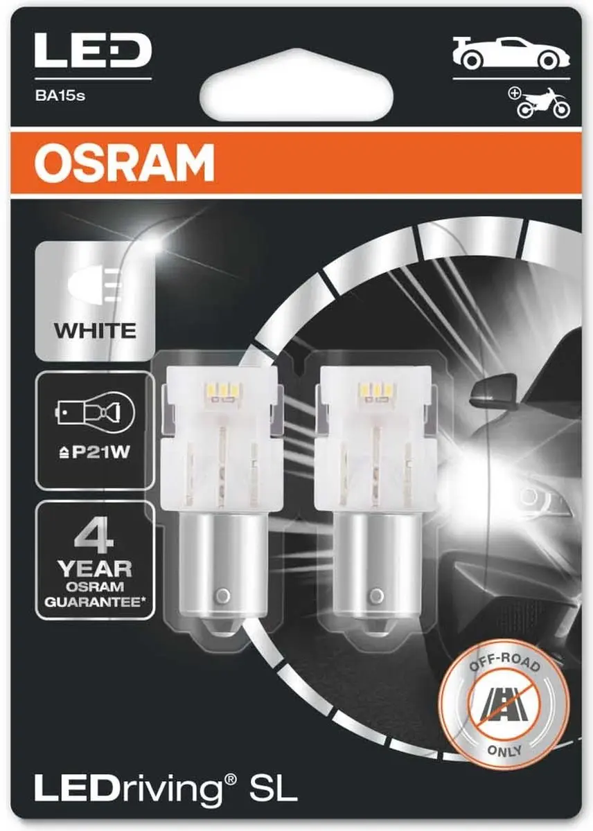 Osram P21W LED Retrofit Wit BA15s