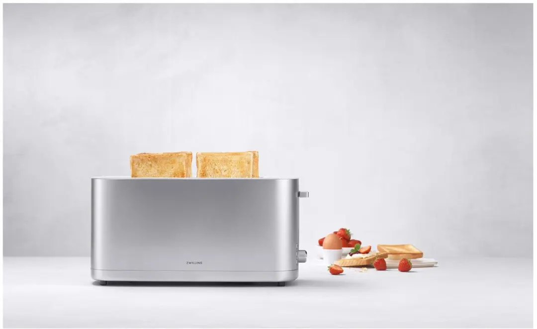 Zwilling Enfinigy Tosti-apparaat 1800W - 4 Krommen - Zilver