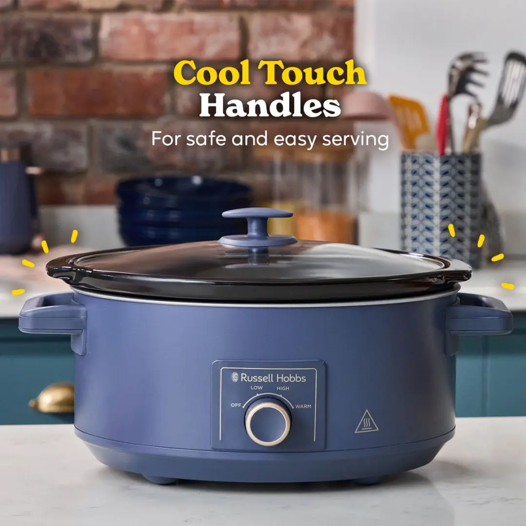 Russell Hobbs Soft Navy Slowcooker 7L - 28780-56 - afbeelding 6 van 6