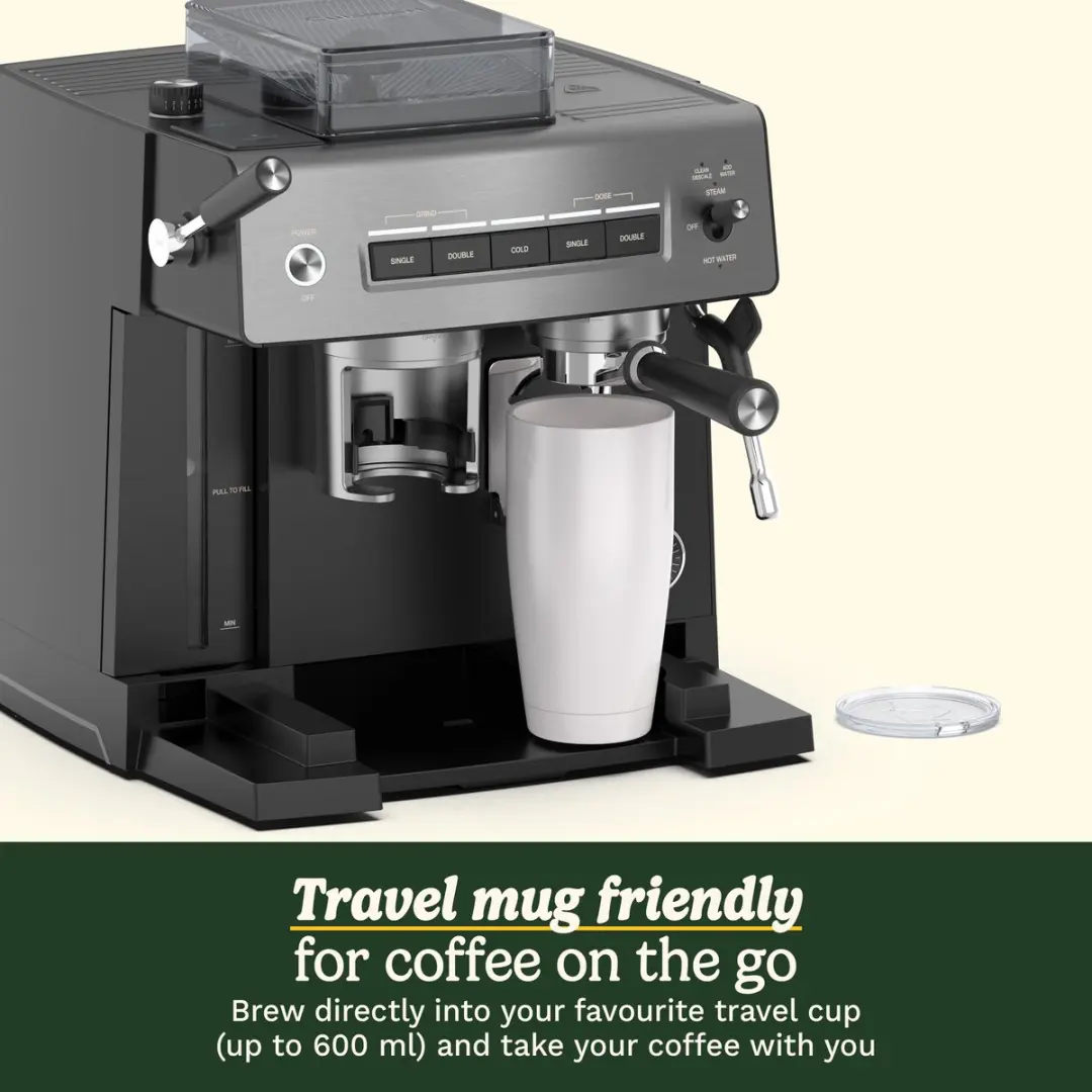 Cuisinart EM640E Espressomachine - 20 Bar - 2,2L - Zilver/Zwart
