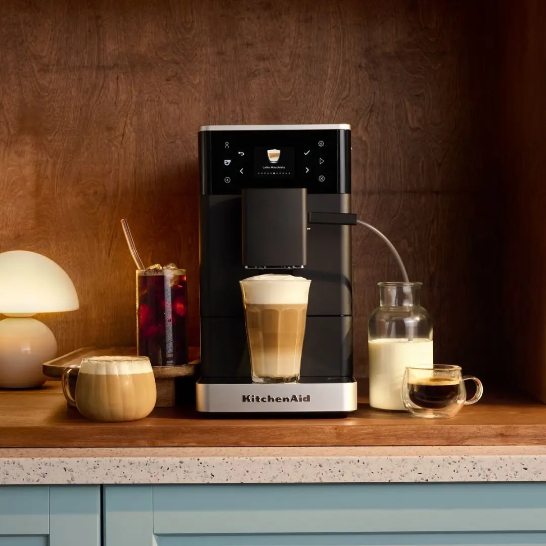 KitchenAid KF3 5KES8453EBM Espressomachine - Zwart - afbeelding 6 van 6