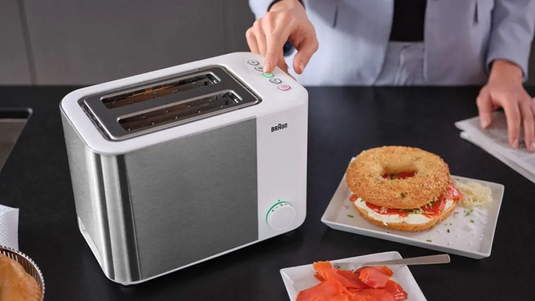 Braun ID Collection HT 5015 WH Broodrooster - 2 Sandwiches - 1000W - Wit