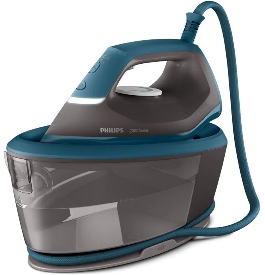 Philips PSG2001/80 Stoomstrijkijzer 2400W - 1,4L - Grijs/Blauw - afbeelding 6 van 6