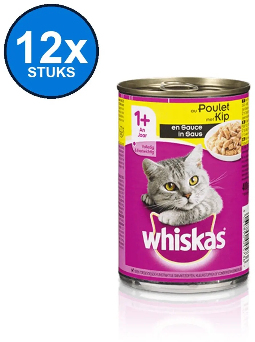 Whiskas Adult Brokjes in Saus Kip 400g