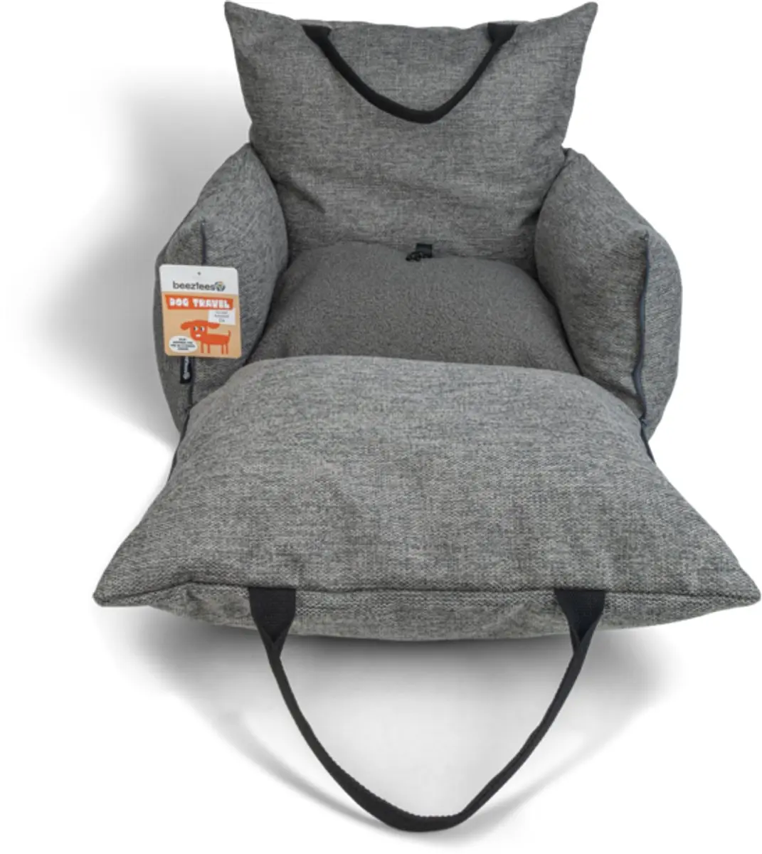 Beeztees Zia Hondenmand Auto - 55x46x40cm - Grijs