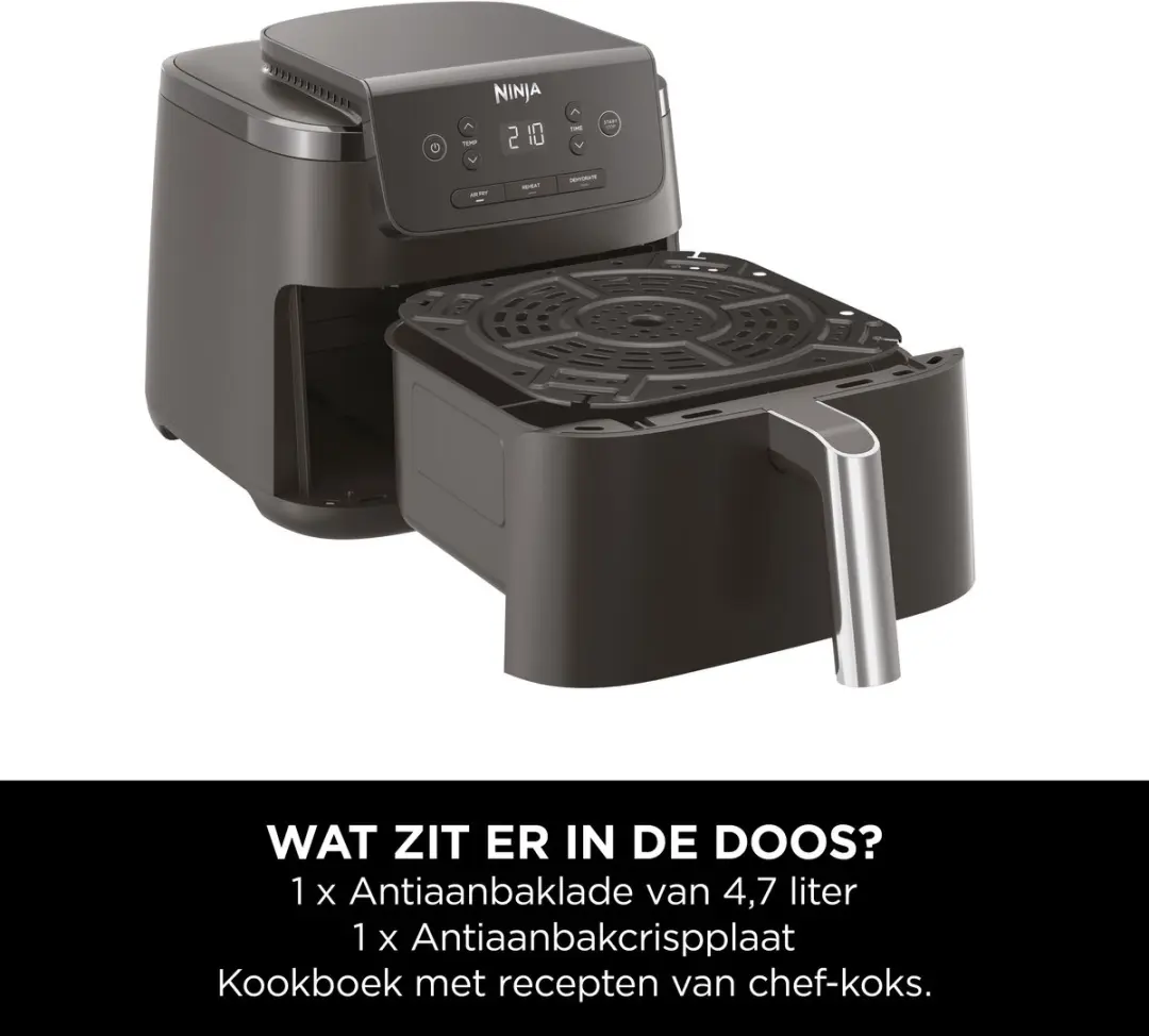 Ninja AF110EU Airfryer 4,7L - 1750W - Zwart