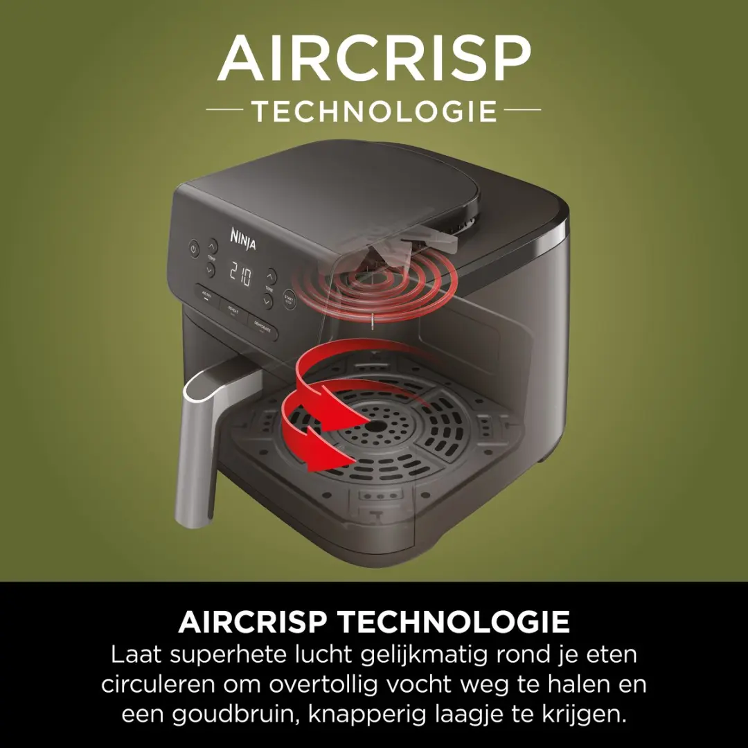 Ninja AF110EU Airfryer 4,7L - 1750W - Zwart