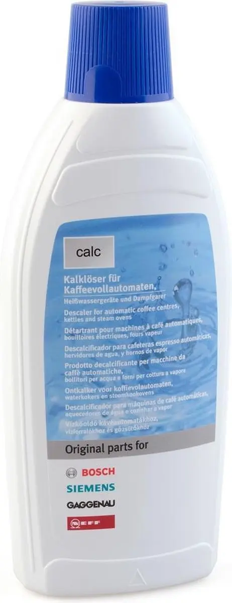 Bosch VE3313201 Reinigings- en Ontkalkingsset - 2 Stuks - 500ml + 10x2.2g