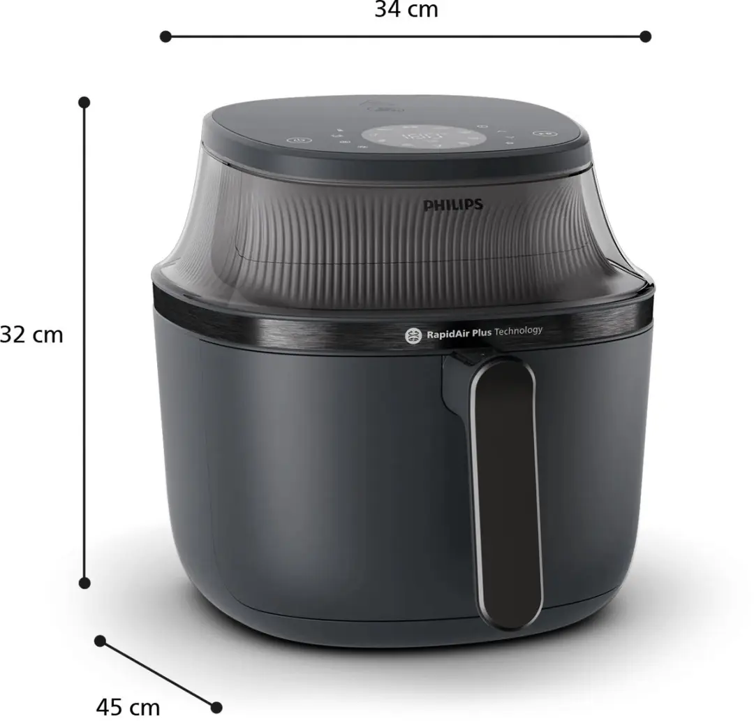 Philips 3000 Series Airfryer NA340/00 - 7.2L - 2000W - Zwart