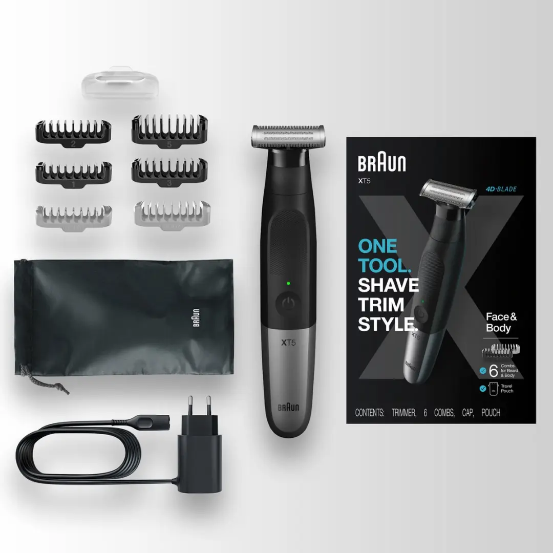 Braun Series X XT5200 Hybride Trimmer - Zwart