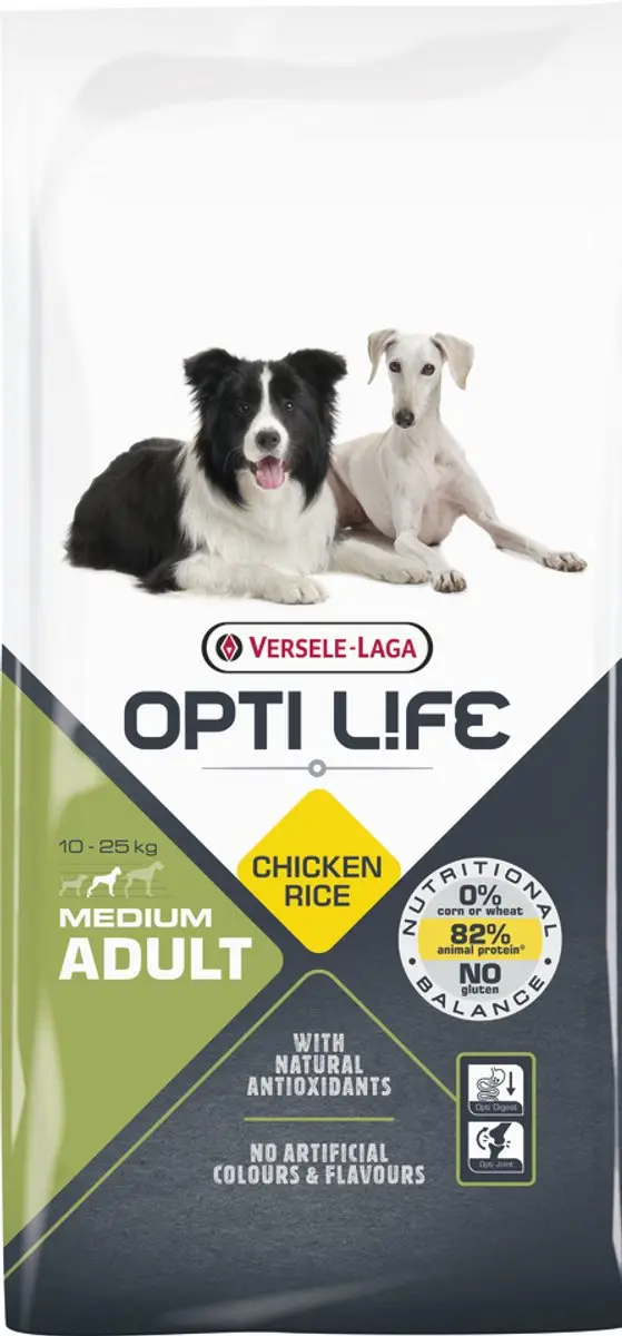 Versele-Laga Opti Life Adult Medium Hondenvoer 12,5 kg