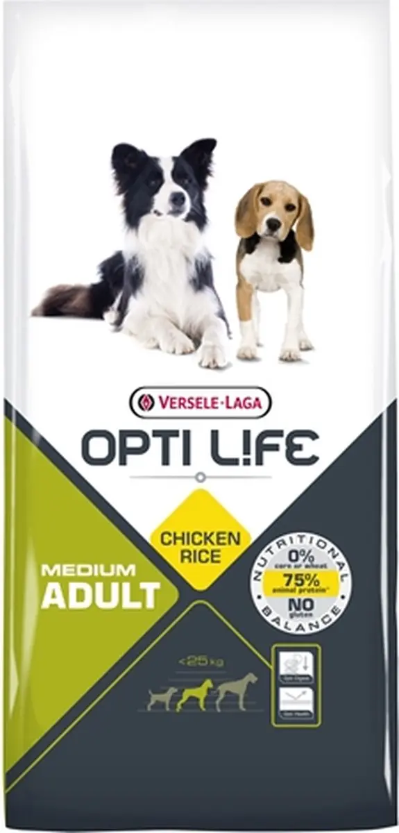 Versele-Laga Opti Life Adult Medium Hondenvoer 12,5 kg