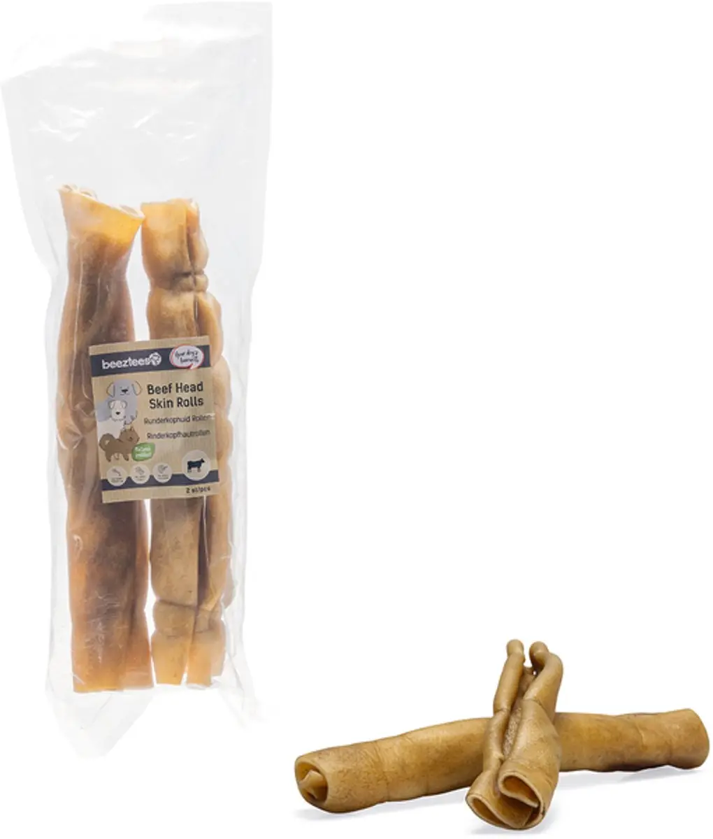 Beeztees Runderkophuid Rol Hondensnack