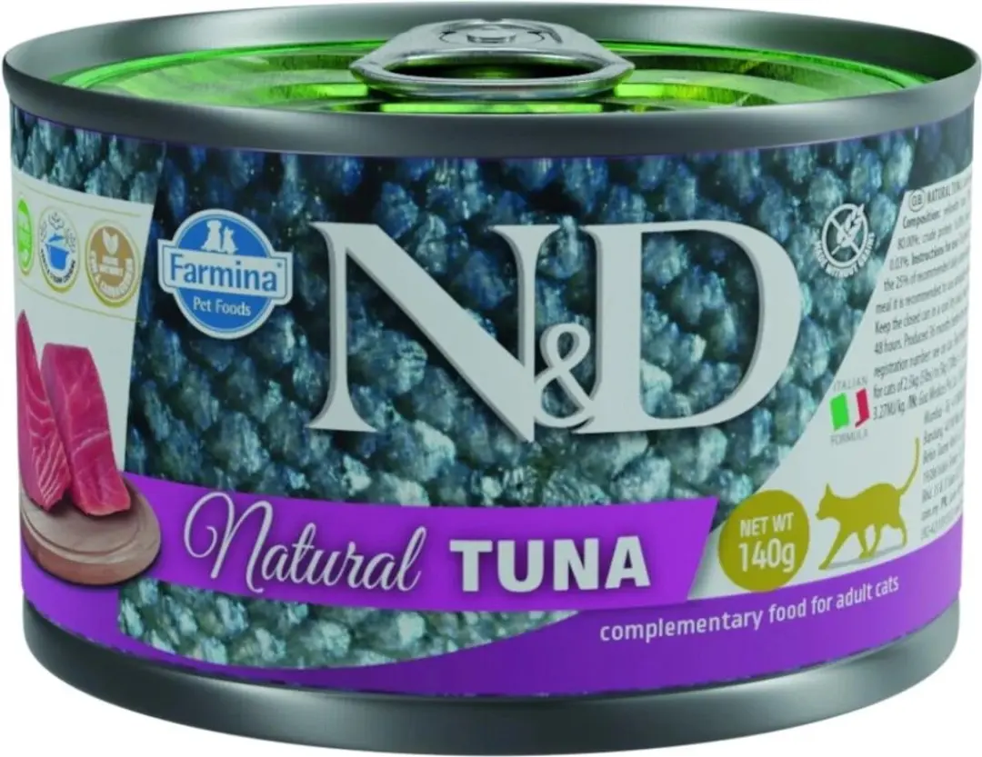 Farmina N&D Tonijn Kattenvoer - 12x140g Graanvrij
