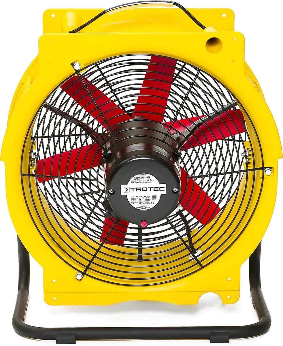 Trotec TTV 4500 HP Staande Ventilator - 330W - Ø45cm - Geel/Zwart