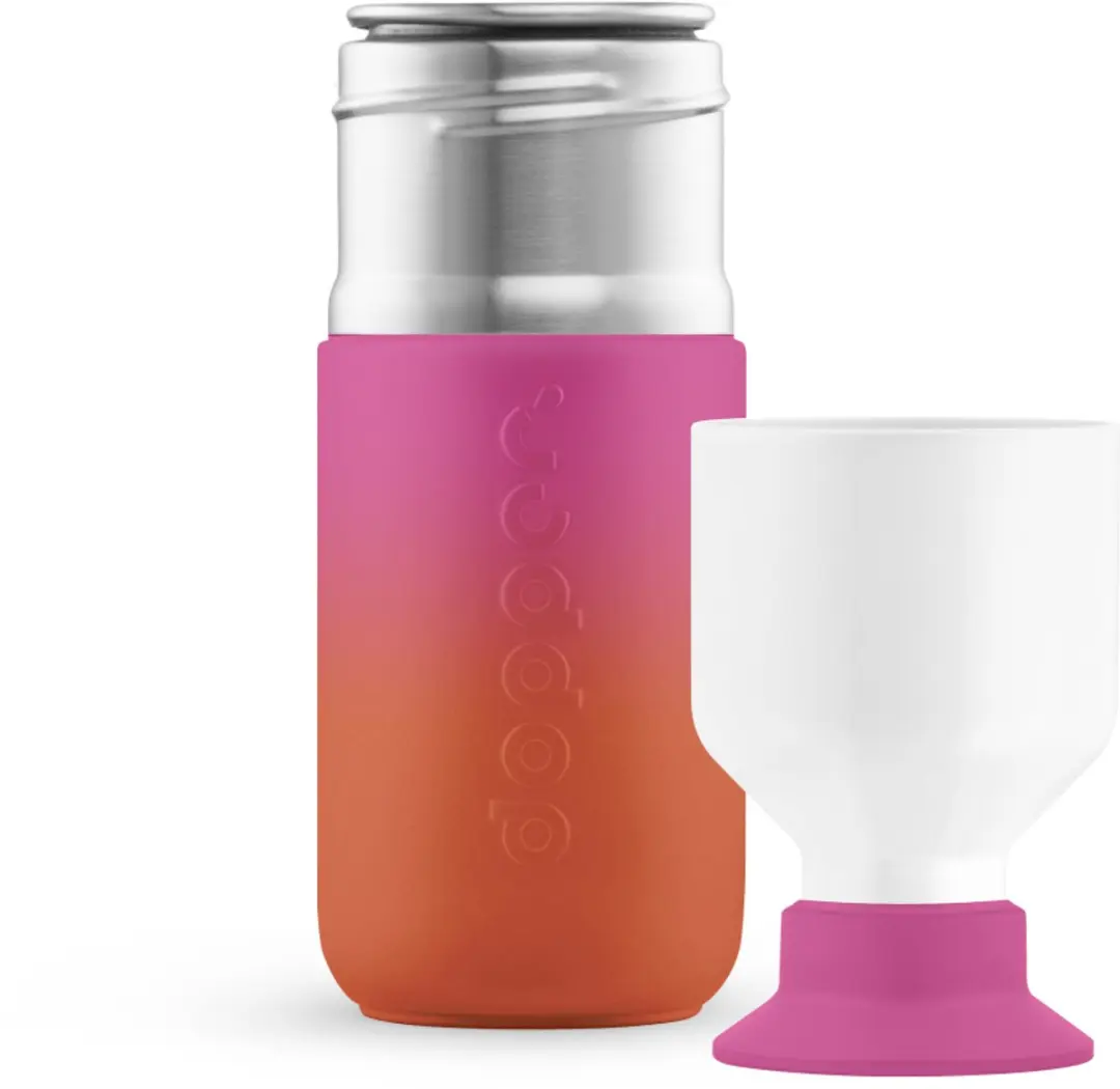 Dopper Steel Drinkfles 350ml - Sunset Pink