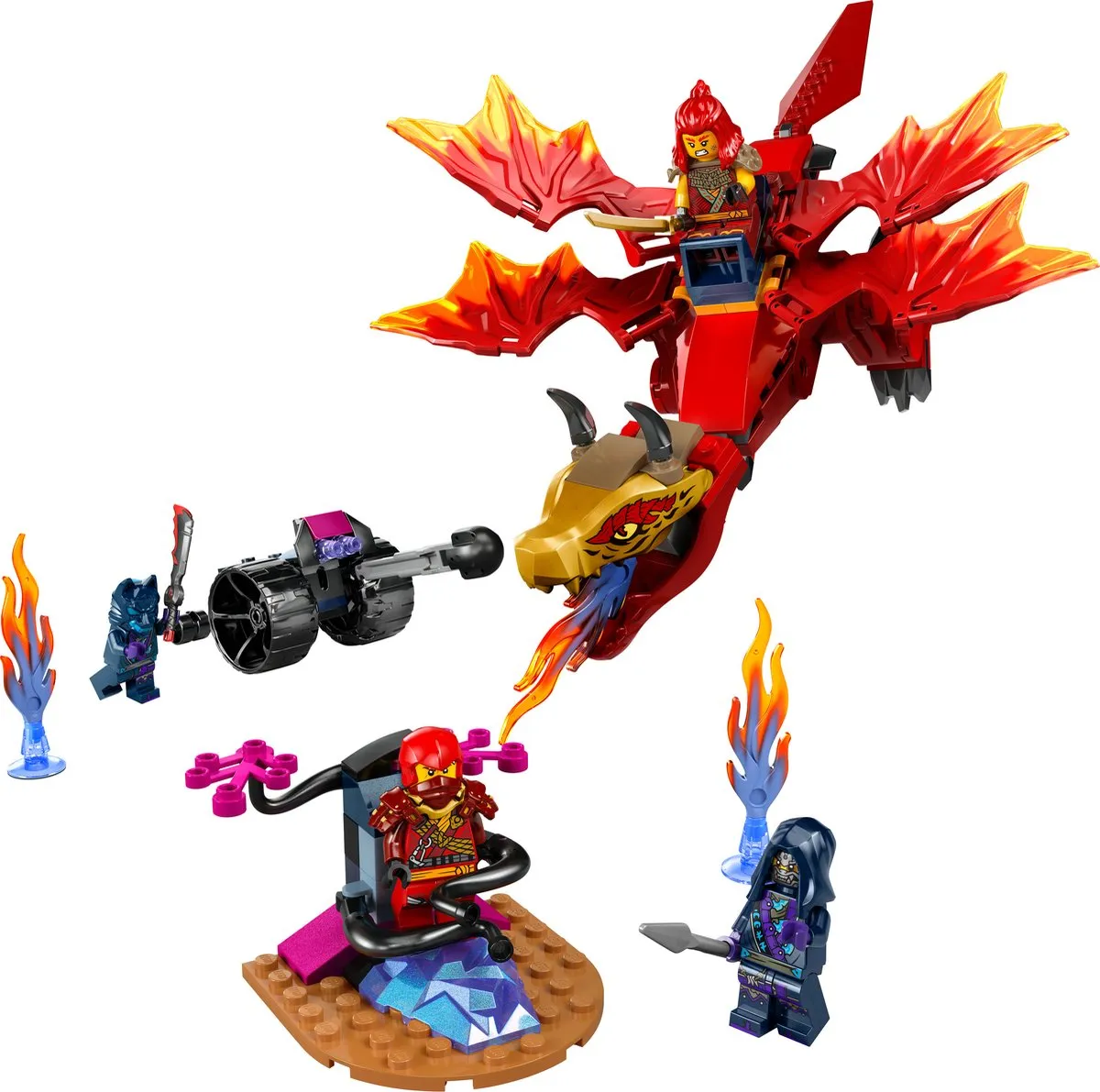 LEGO Kai's Lente Draken Duel 71815 - 120 Stukken - Meerkleurig - afbeelding 6 van 6