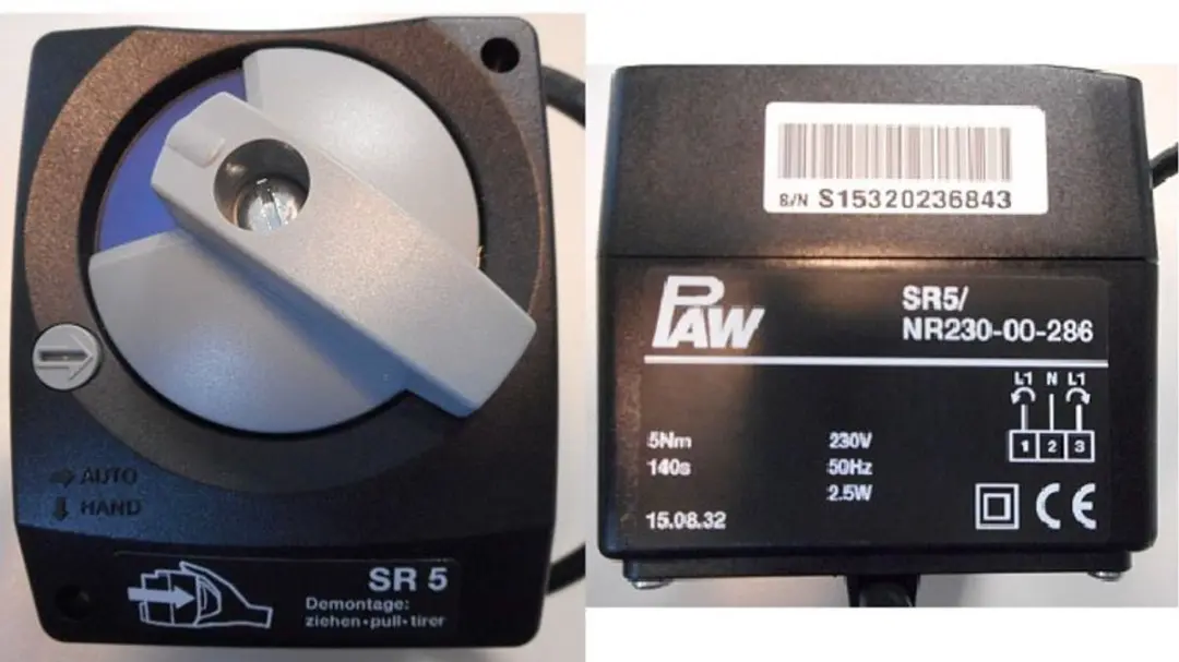 Remeha Stellmotor Nr230-00 SR5 Wit