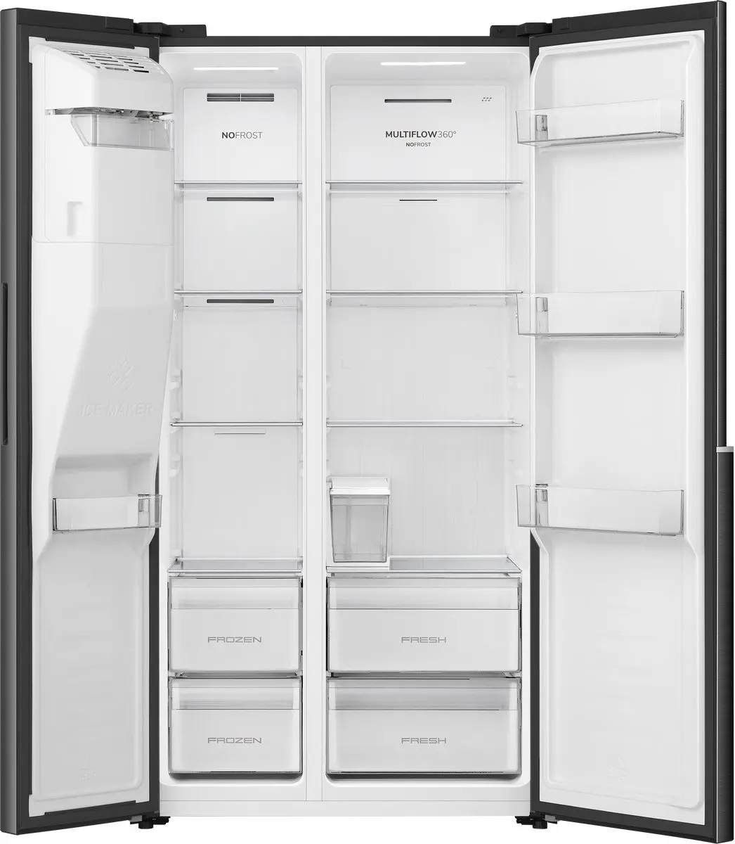 Etna AKV6178IZWA Amerikaanse Koelkast - 528L No-Frost - IJs- en Waterdispenser - afbeelding 6 van 6