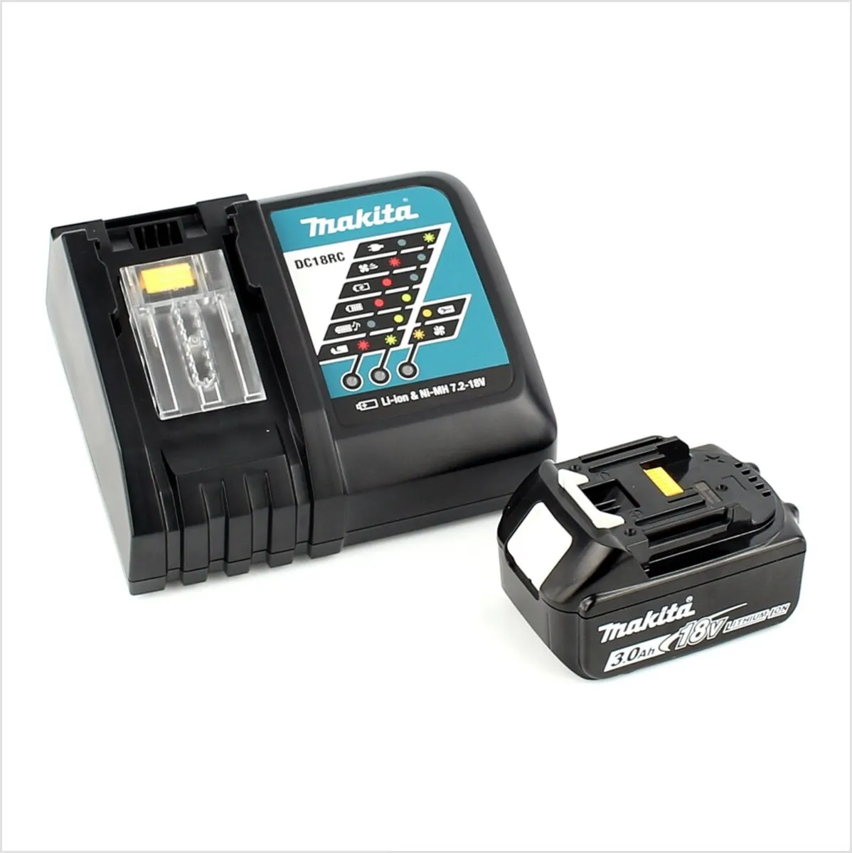Makita DDF 458 RF1J Accuboormachine 18V - 91Nm - 21 standen - 1x 3.0Ah - afbeelding 5 van 5